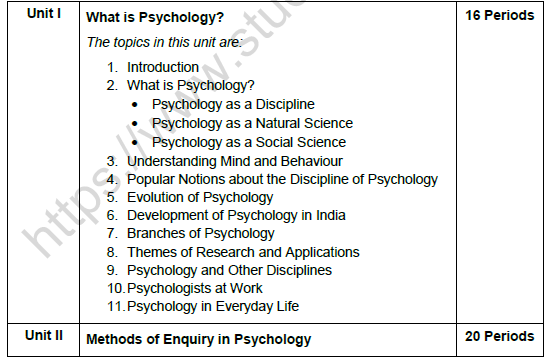 Psychology In Everyday Life Class 11